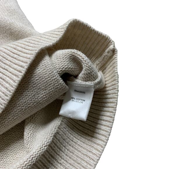 Pendleton Cream Knit Cardigan Sweater Size Medium Petite - Picture 5 of 8